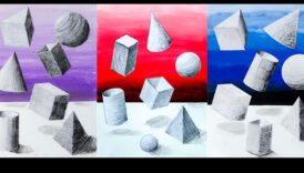 الأشكال والظلال: استكشاف النموذج في الرسومات التجريدية