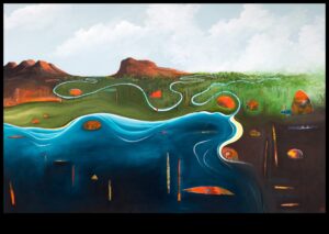 المناظر الطبيعية المجردة: استكشاف حدود الطبيعة في الفن