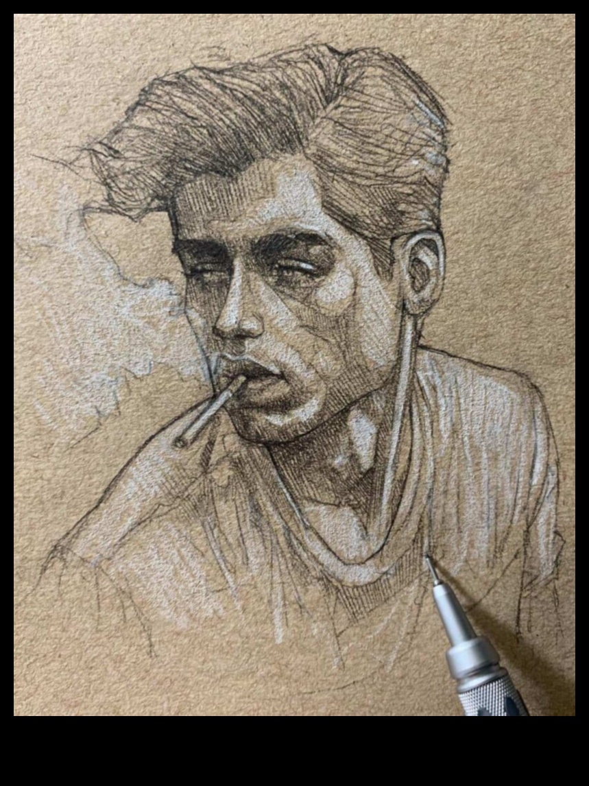 طيف الإبداع: صياغة فنون متنوعة باستخدام أقلام الرصاص