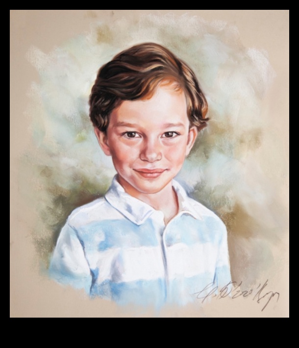 بورتريه الباستيل: نقل المشاعر بضربات دقيقة