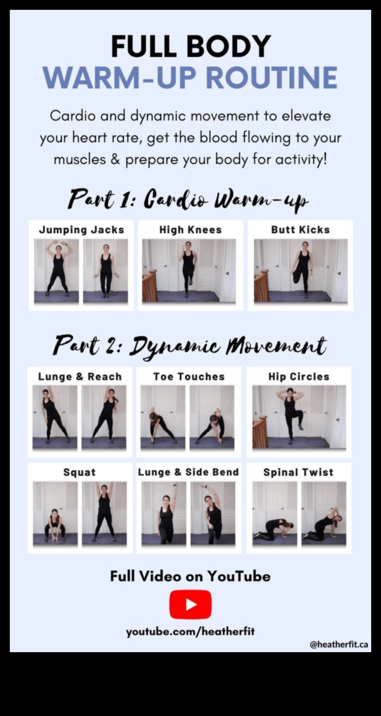 إحماء الدائرة السريعة: حركات ديناميكية لتنشيط الجسم بالكامل